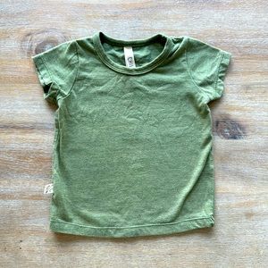 6-12M Childhoods Clothing Baby Basic Tee - Heathered green